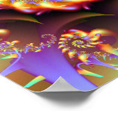 Fractal Art Spiral Poster (Hoek)