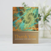 Fractal Art Swirl Kaart (Staand voorkant)