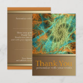 Fractal Art Swirl Kaart (Voorkant / Achterkant)