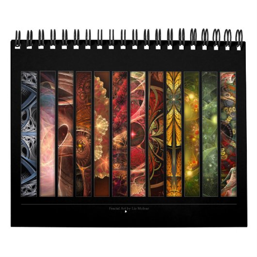 Fractal Art van Liz Molnar Kalender (Hoes)