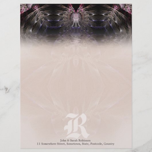 Fractal Artistry #004 Letterhead Briefhoofd Ontwerp (Voorkant)