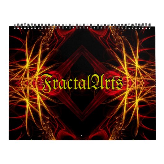 Fractal Artistry 12-maanden Kalender (Hoes)