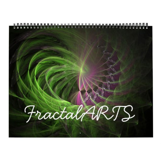 Fractal ARTS 12-maanden wandkalender Kalender (Hoes)