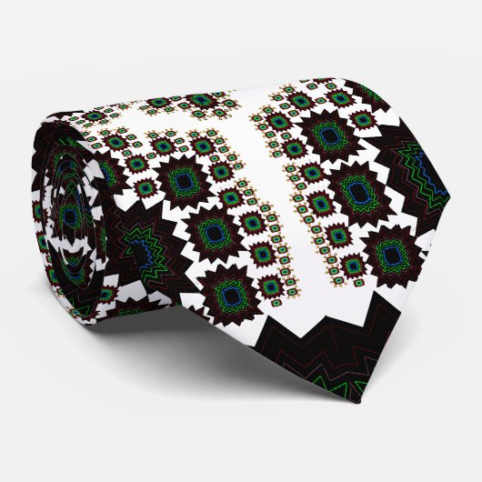 Fractal Artwork: Aangepast Stropdas: Psychedelic N Stropdas (Opgerold)