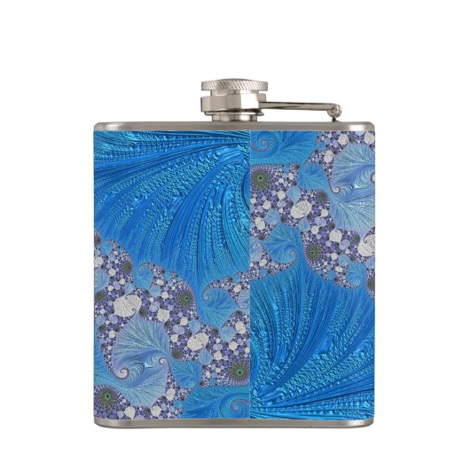 Fractal Artwork Heupfles (Achterkant)