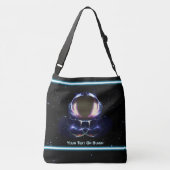 Fractal Astronaut Crossbody Tas (Achterkant)