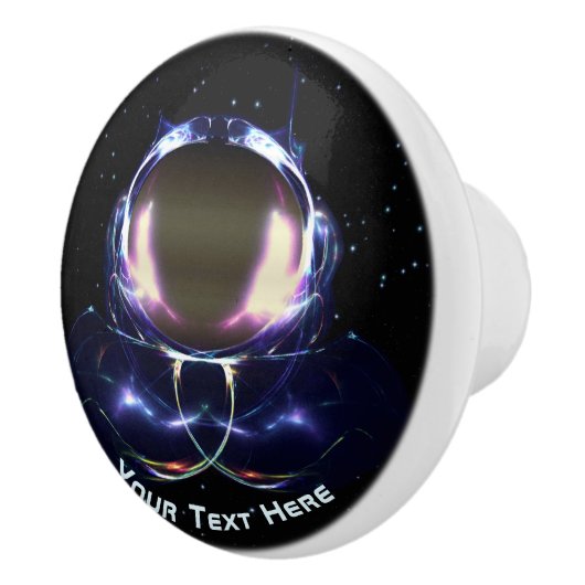 Fractal Astronaut Keramische Knop (Rechts)