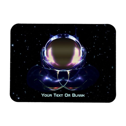 Fractal Astronaut Magneet (Horizontaal)