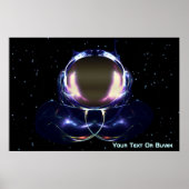 Fractal Astronaut Poster (Voorkant)
