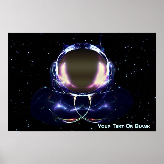 Fractal Astronaut Poster (Voorkant)