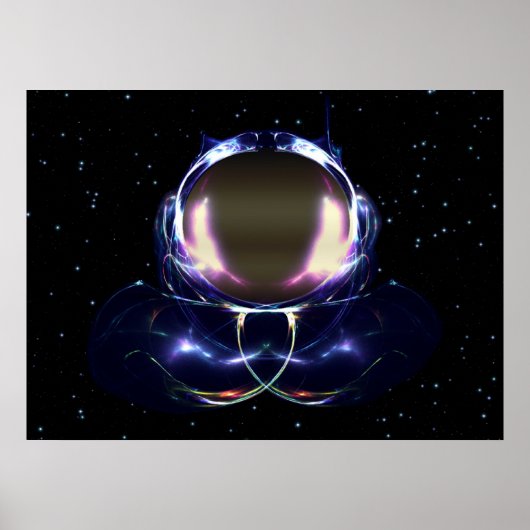 Fractal Astronaut Poster (Voorkant)