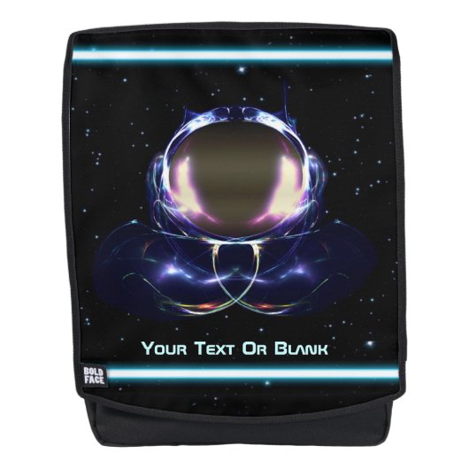 Fractal Astronaut Rugtassen (Voorkant)