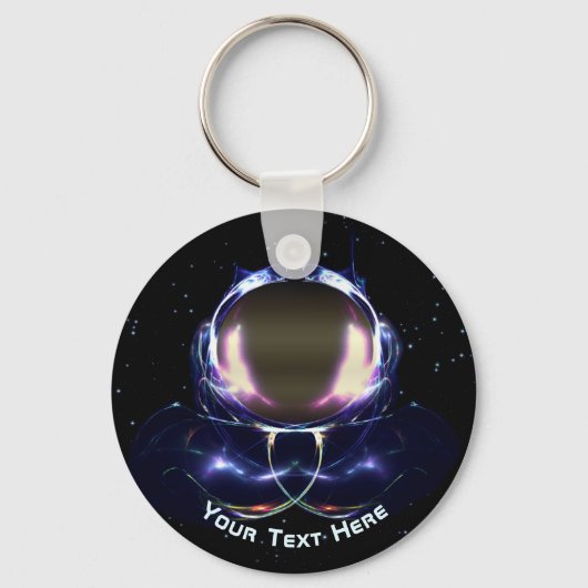 Fractal Astronaut Sleutelhanger (Voorkant)