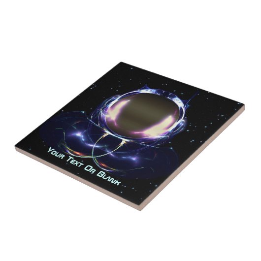 Fractal Astronaut Tegeltje (Zijkant)