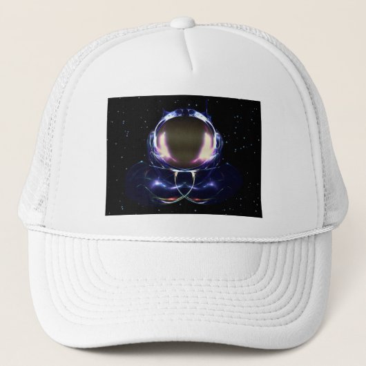 Fractal Astronaut Trucker Pet (Voorkant)