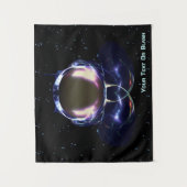 Fractal Astronaut Wandkleed (Voorkant)