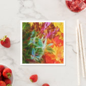 Fractal Autumn Leaves Rainbow Servet (Insitu)