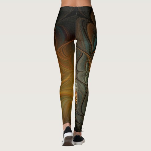 Fractal Autumn Leggings (Achterkant)