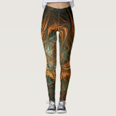 Fractal Autumn Leggings (Voorkant)