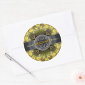 Fractal Award Afstuderen aanpasbare Sticker (Envelop)