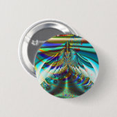 Fractal binnenwerelden ronde button 5,7 cm (Voorkant /achterkant)