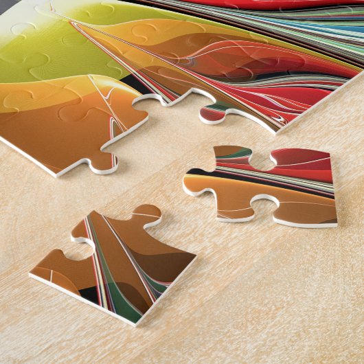 Fractal Bird of Paradise Legpuzzel (Zijkant)