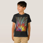 Fractal Bird of Paradise T-shirt (Voorkant volledig)