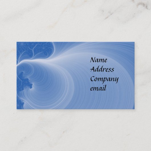 Fractal bizcard visitekaartje (Voorkant)