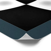 Fractal Black en White Mystery Poster (Hoek)