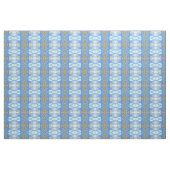 fractal blue ethnic pattern. stof (Yard (91,4 cm))
