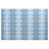 fractal blue ethnic pattern. stof (Fat Quarter)
