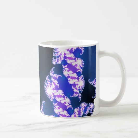 Fractal blue koffiemok (Rechts)
