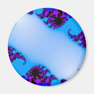 Fractal blue magneet