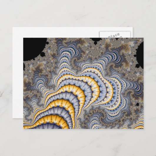 Fractal Borden - Fractal Briefkaart (Voorkant / Achterkant)