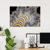 Fractal Borden - Fractal Poster (Thuiskantoor)