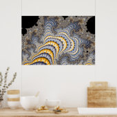 Fractal Borden - Fractal Poster (Keuken)