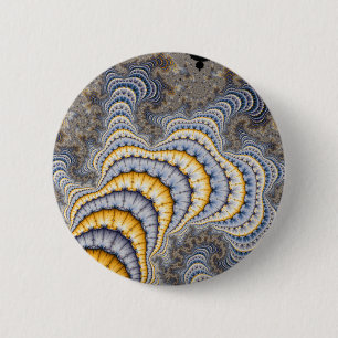 Fractal Borden - Fractal Ronde Button 5,7 Cm