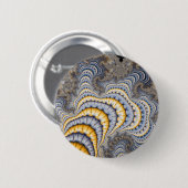 Fractal Borden - Fractal Ronde Button 5,7 Cm (Voorkant /achterkant)