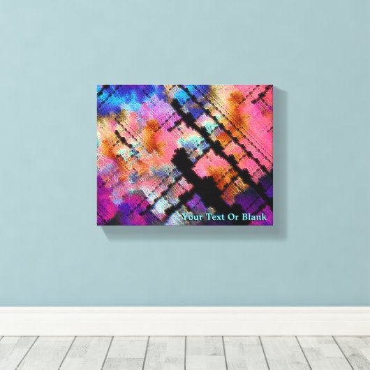 Fractal Brainstorm Canvas Afdruk (Insitu (Houten vloer))