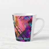 Fractal Brainstorm Latte Mok (Rechts)