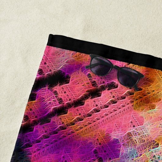 Fractal Brainstorm Strandlaken (In situ)