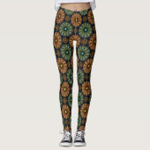 Fractal briljante glossy  decoratie leggings (Voorkant)