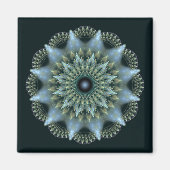 Fractal briljante ster decoratie magneet (Voorkant)