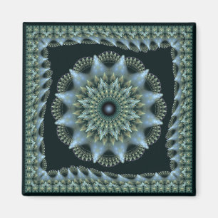 Fractal briljante ster decoratie magneet