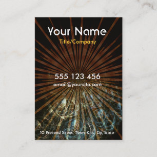 Fractal Bubbles Kaart Visitekaartje