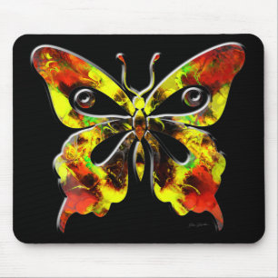 Fractal Butterfly Art 1 Mousepad Muismat