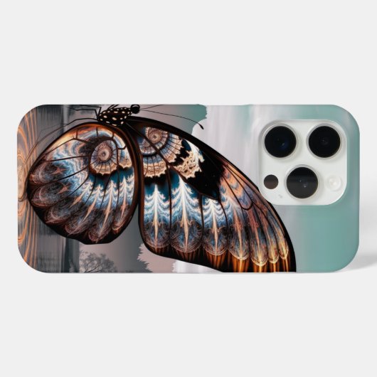 Fractal Butterfly Art Case-Mate iPhone Case (Achterkant (horizontaal))