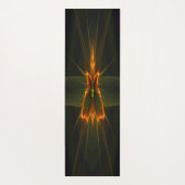 Fractal Butterfly op zwarte achtergrond Yogamat (Achterkant)