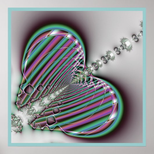 Fractal Butterfly Poster (Voorkant)