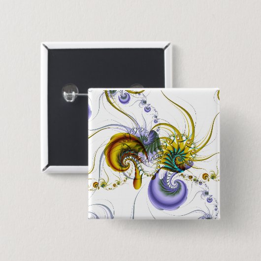 Fractal Button (Voorkant /achterkant)